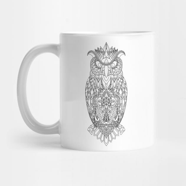 owl the wise bird ecopop by jorge_lebeau